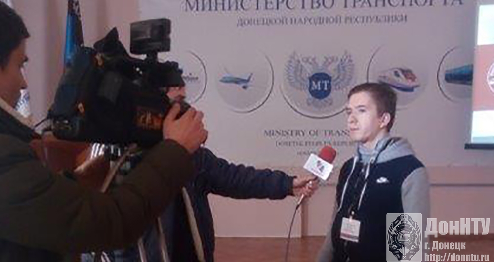 И. Якушев даёт интервью