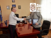 Ректор ДАВД А. А. Попов и ректор ДонНТУ К. Н. Маренич